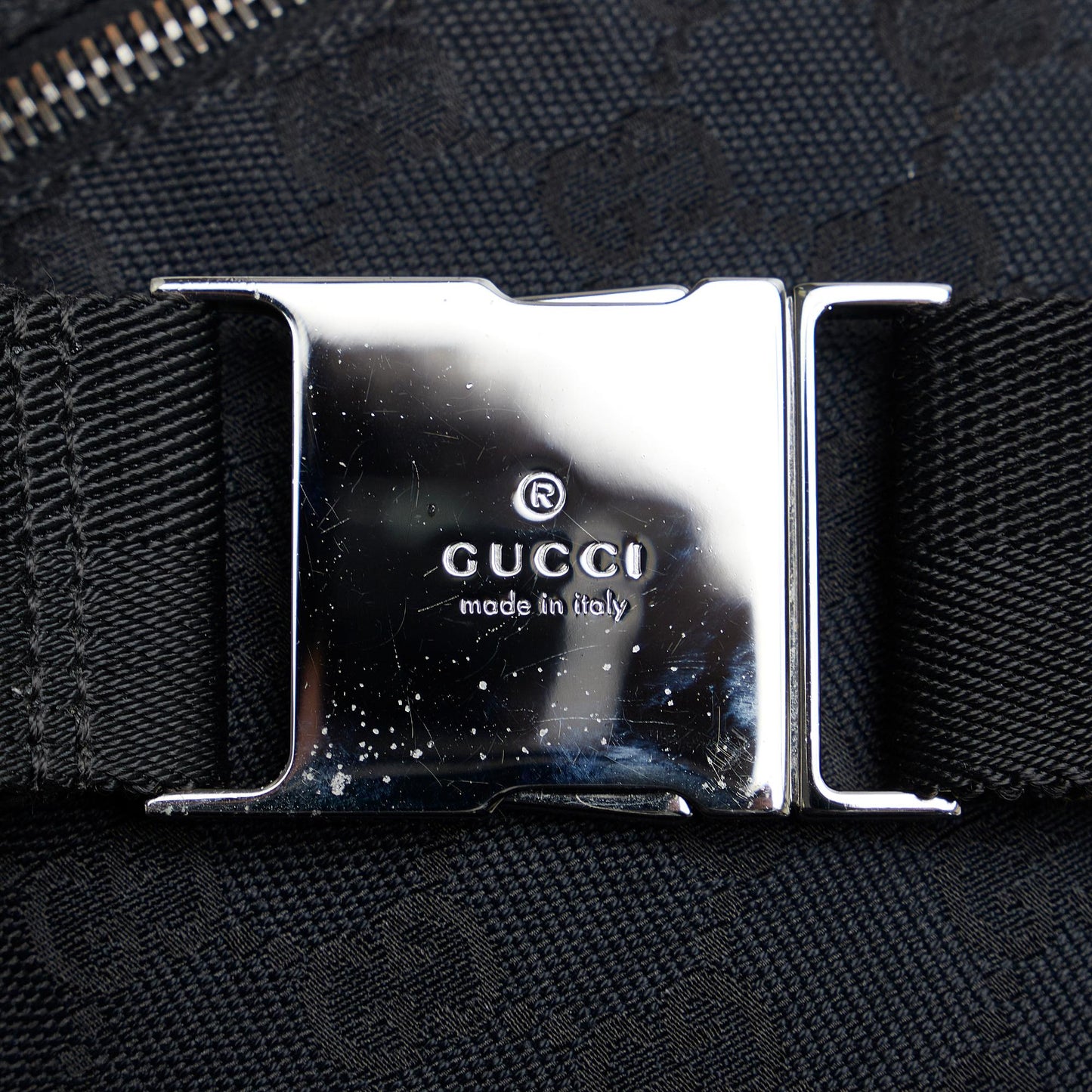 Gucci GG Canvas Double Pocket Belt Bag (SHG-RSeo1B)