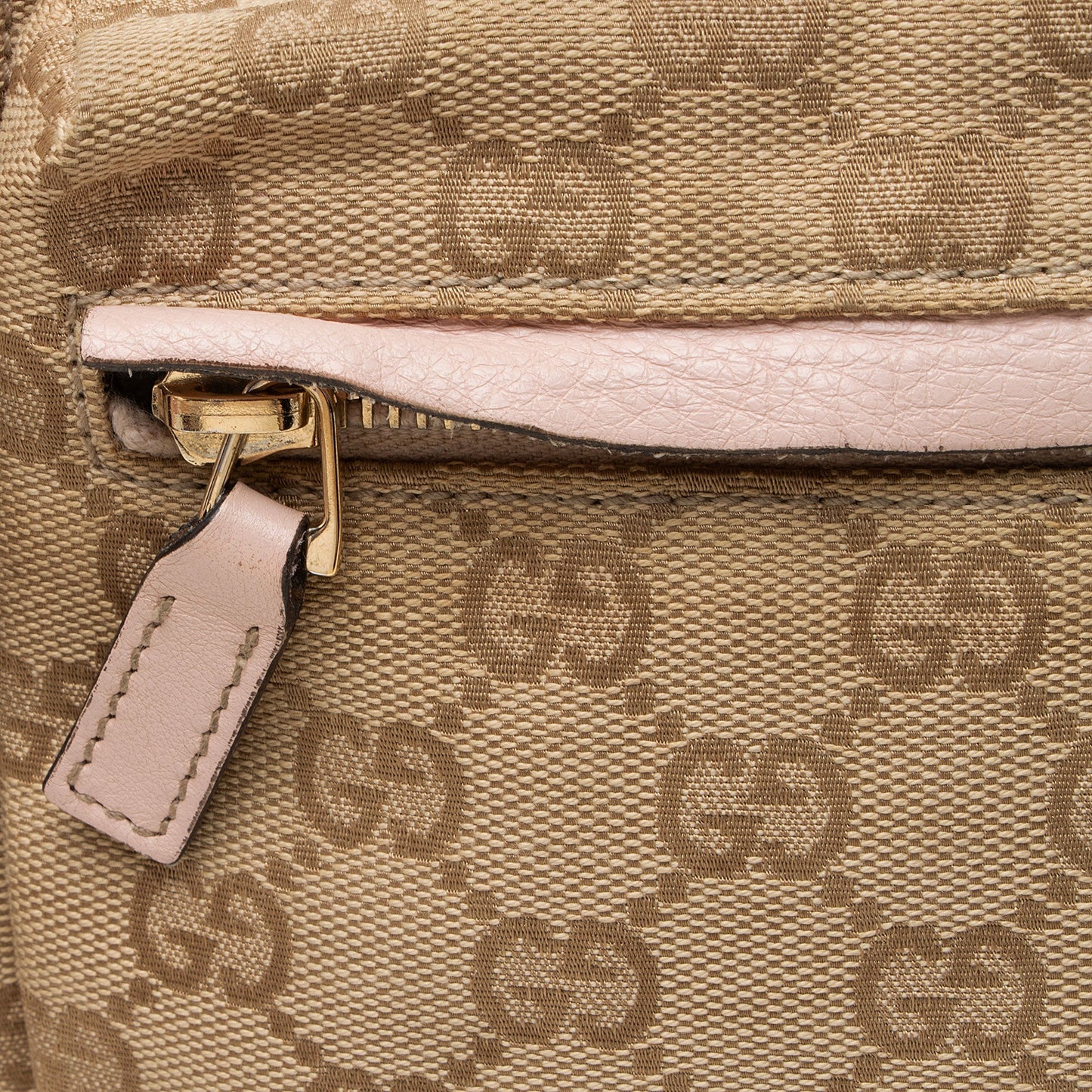 Gucci GG Canvas Double Pocket Belt Bag