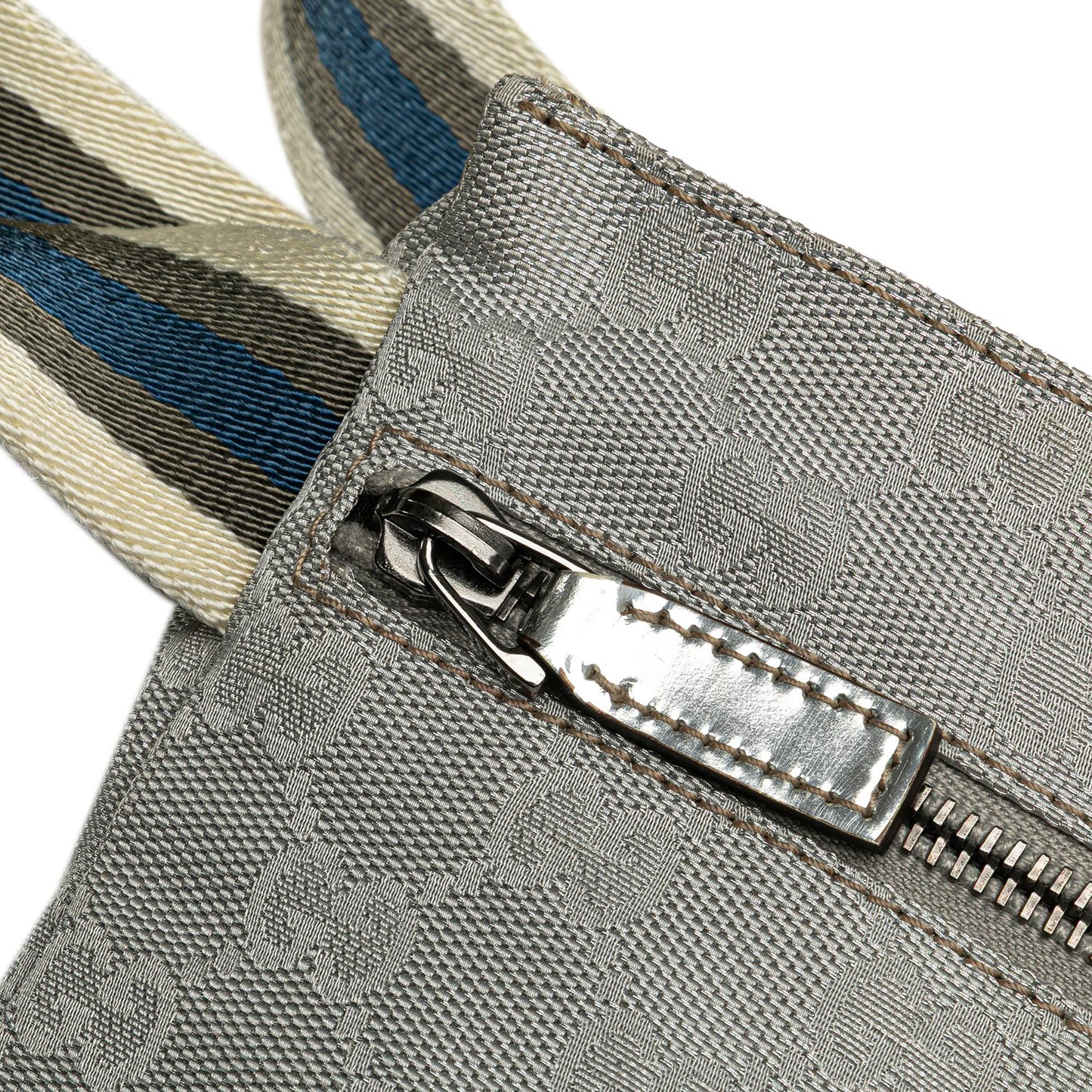 Gucci GG Canvas Web Double Pocket Belt Bag