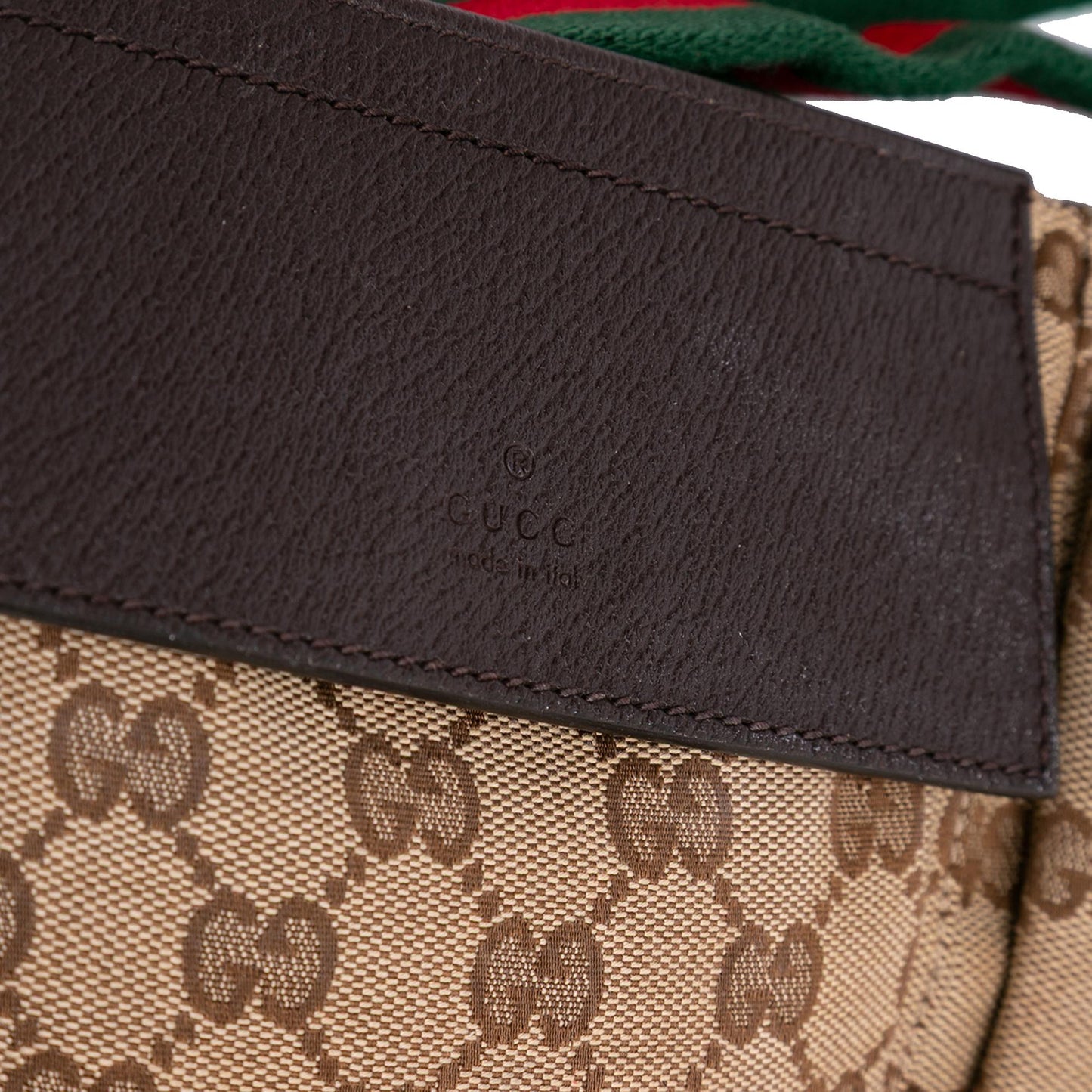 Gucci GG Canvas Web Double Pocket Belt Bag