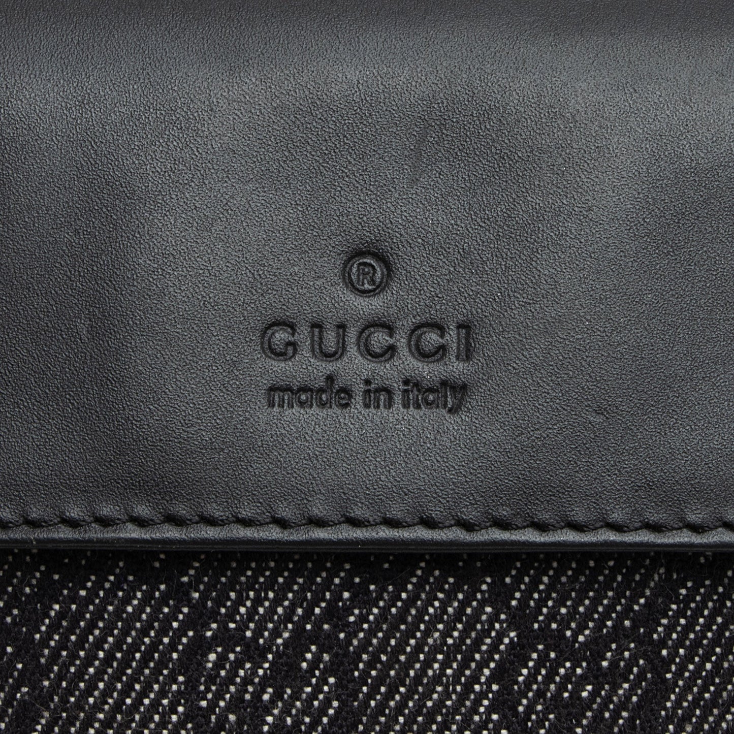 Gucci GG Denim Belt Bag (SHF-t5lFV4)