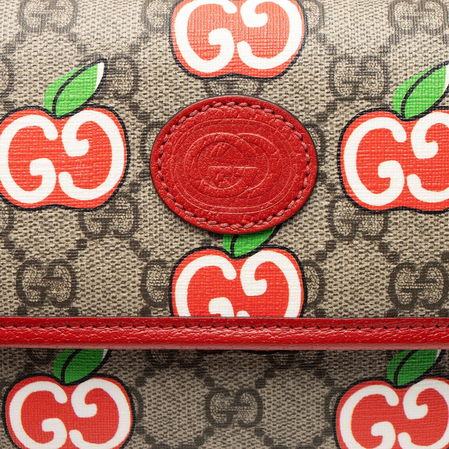 Gucci GG Supreme Apple Belt Bag - Size 36 / 90