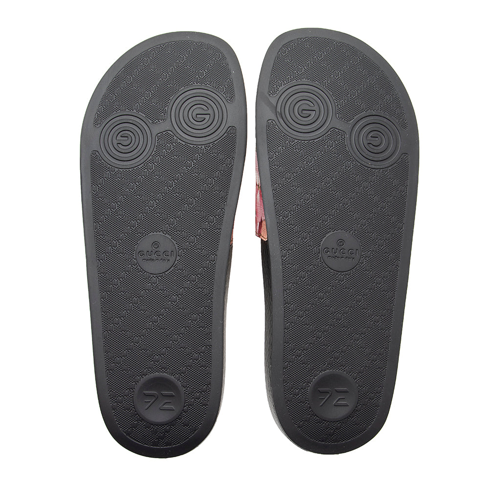 Gucci GG Supreme Blooms Floral Sandals - Size 8 / 38 (SHF-21681)