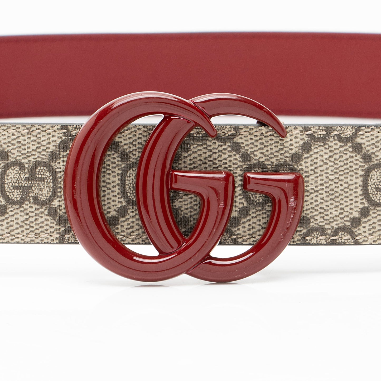 Gucci GG Supreme GG Marmont Wide Belt - Size 36 / 90