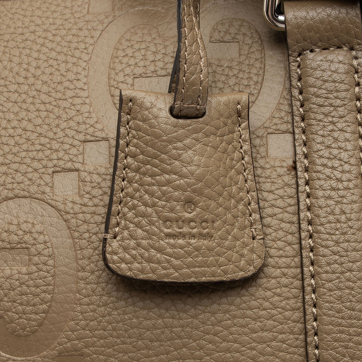 Gucci Jumbo GG Leather Small Duffle Bag (SHF-sZdAaV)