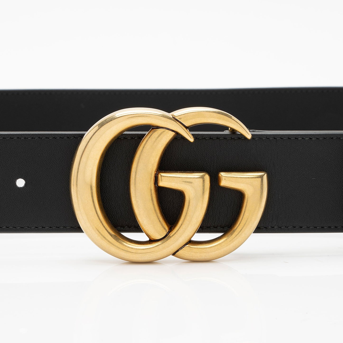 Gucci Leather GG Marmont Belt - Size 38 / 95 (SHF-Ghk80h)