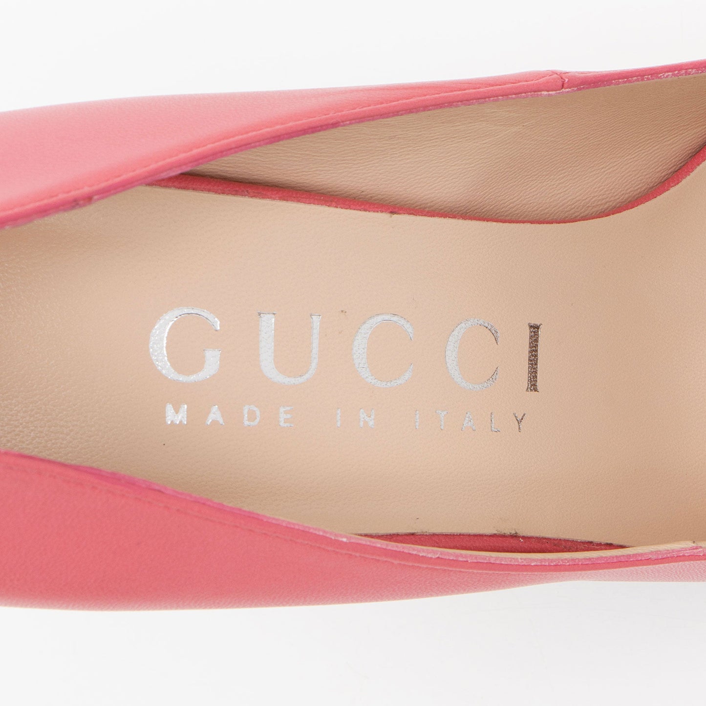 Gucci Leather Malaga Kid Anita Pumps - Size 9 / 39