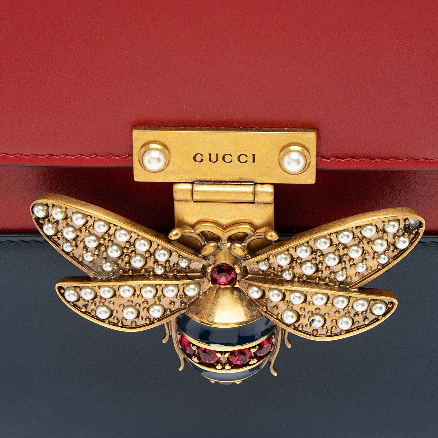 Gucci Leather Queen Margaret Top Handle