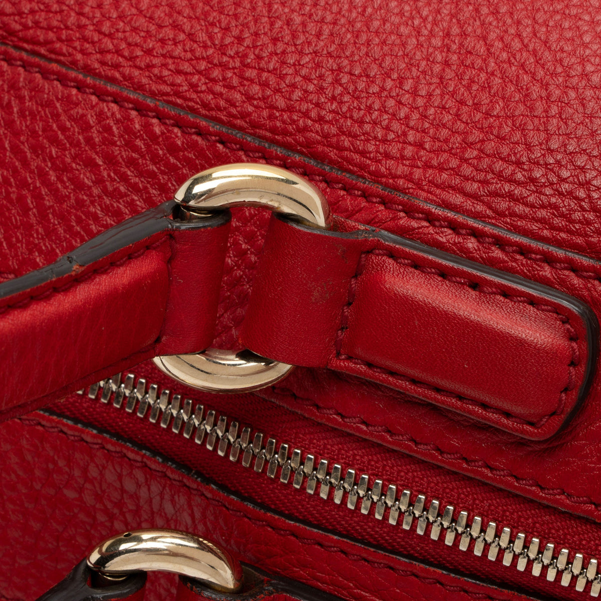 Gucci Leather Soho Medium Boston Bag (SHF-Xicyed)