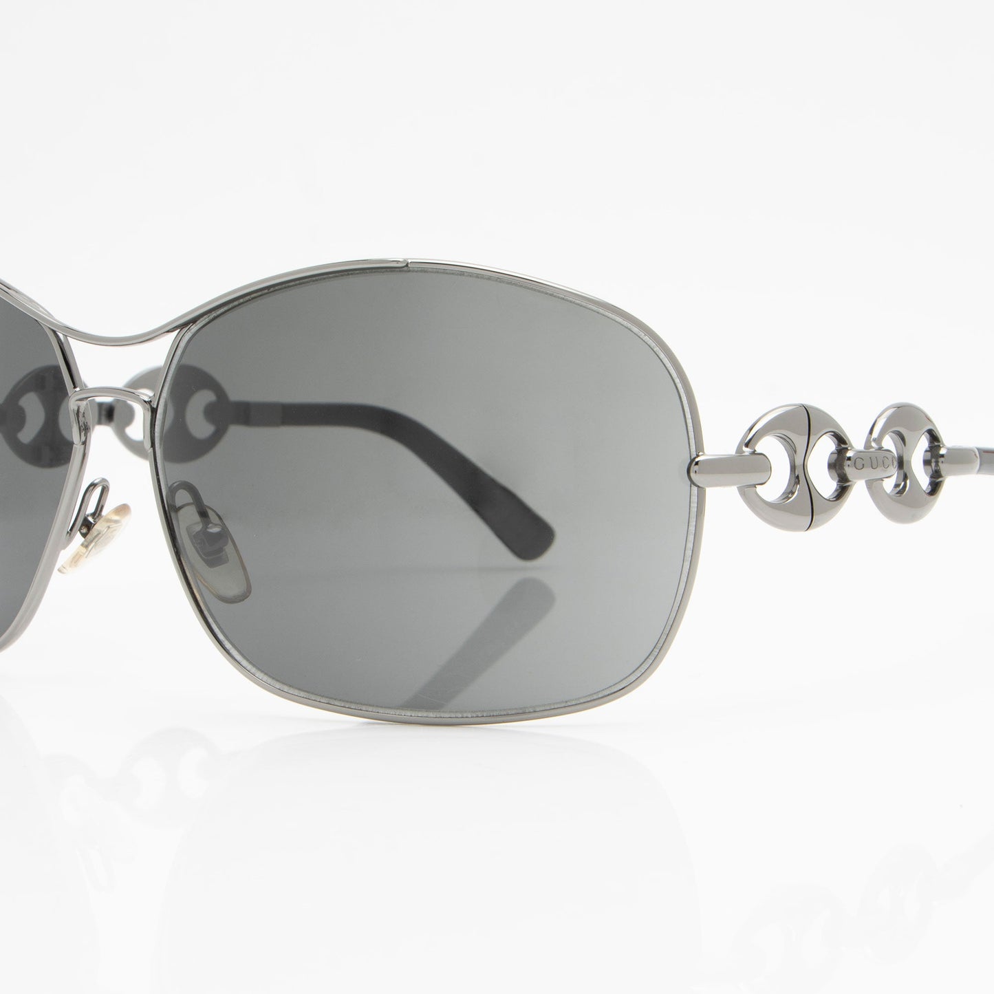 Gucci Marina Chain Wrap Aviator Sunglasses