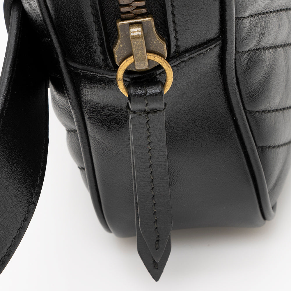Gucci Matelasse Leather GG Marmont Large Belt Bag - Size 32 / 80 (SHF-22528)