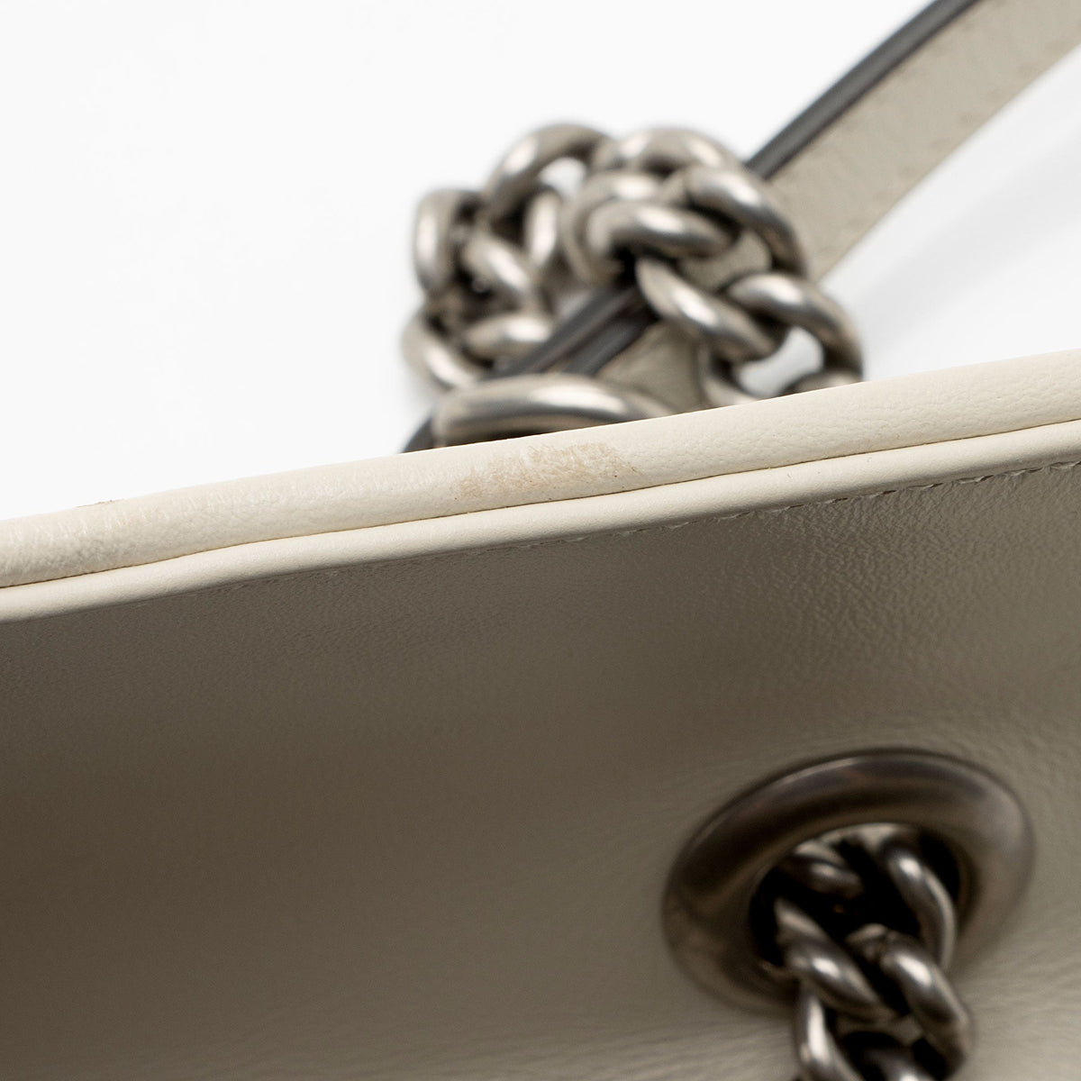 Gucci Matelasse Leather Torchon GG Marmont Small Flap Shoulder Bag (SHF-fZFBg1)