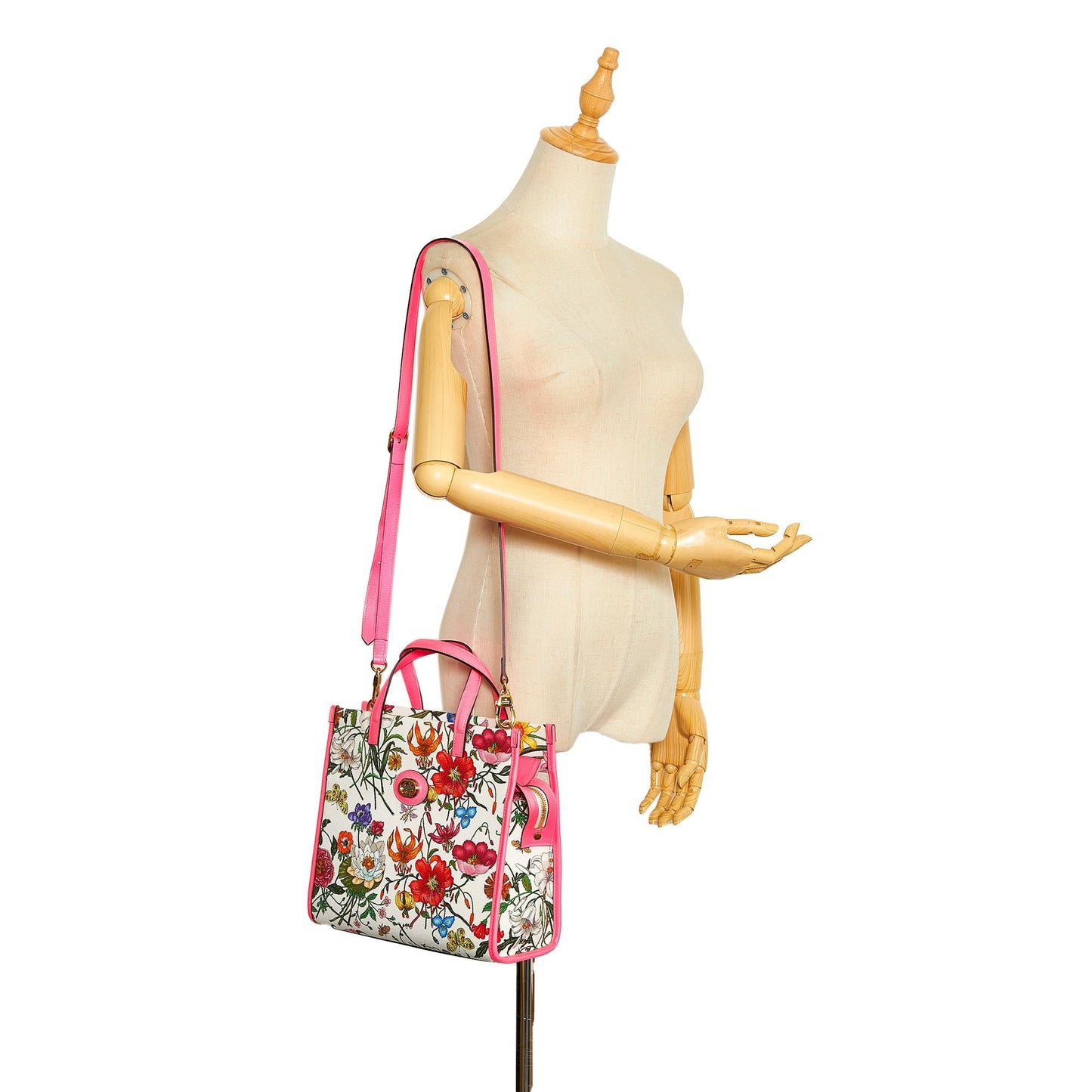 Gucci Medium Flora Satchel (SHG-ebZ0Dt)