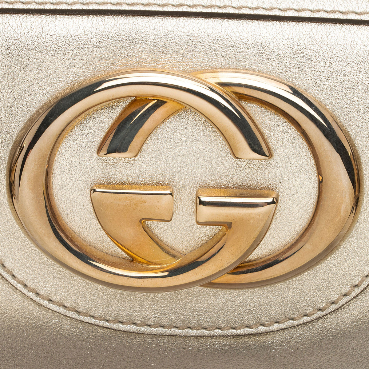 Gucci Metallic Leather Britt Small Boston Bag (SHF-YWrQAR)