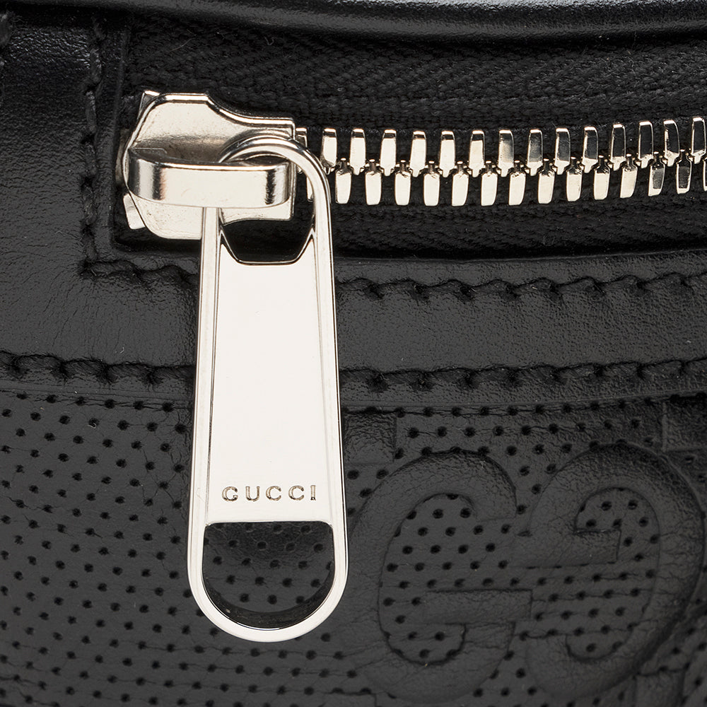 Gucci Perforated GG Embossed Pocket Belt Bag (SHF-21585)
