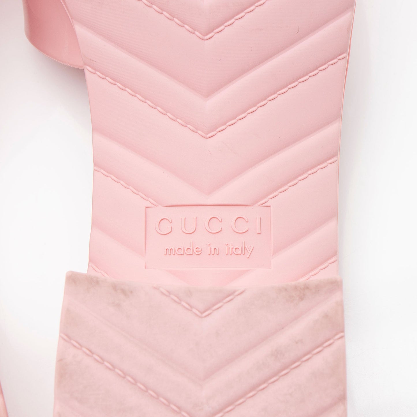 Gucci Rubber Slide Sandals - Size 7 / 37