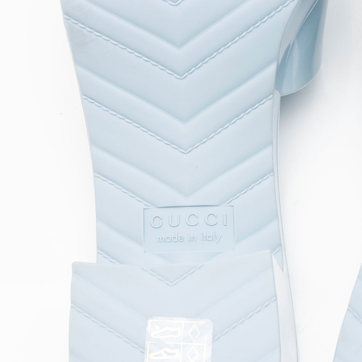 Gucci Rubber Slide Sandals - Size 9 / 39