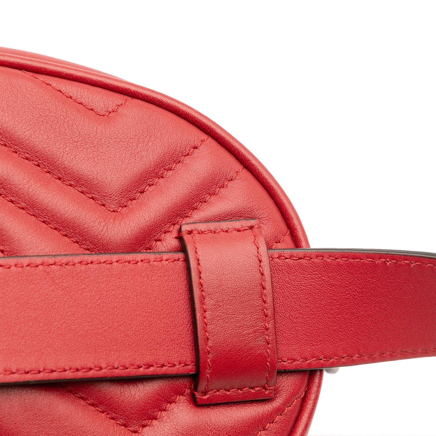 Gucci Small GG Marmont Matelasse Leather Belt Bag