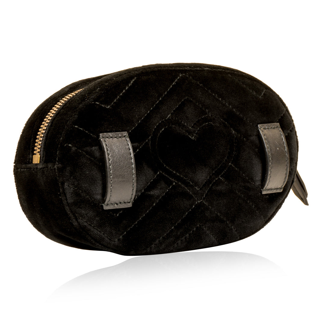Gucci Marmont Belt Bag - Black Velvet