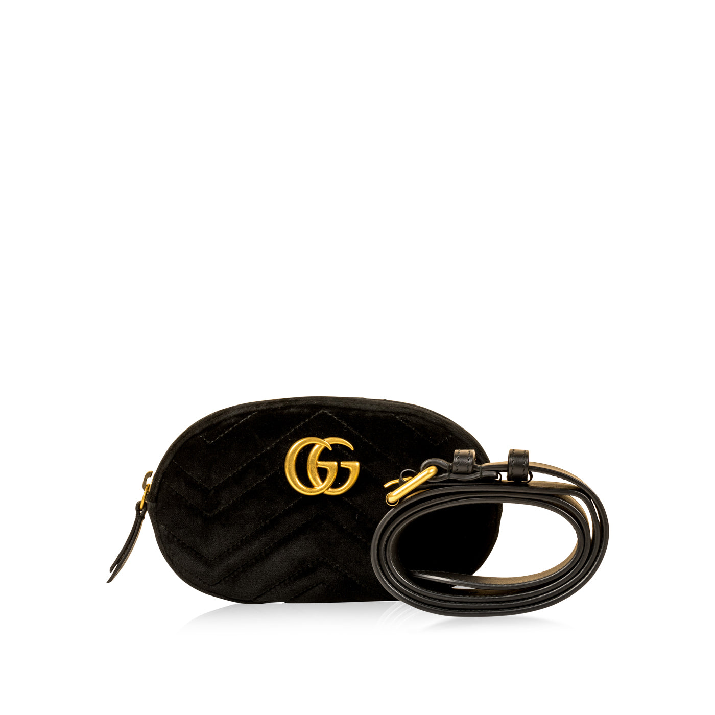 Gucci Marmont Belt Bag - Black Velvet