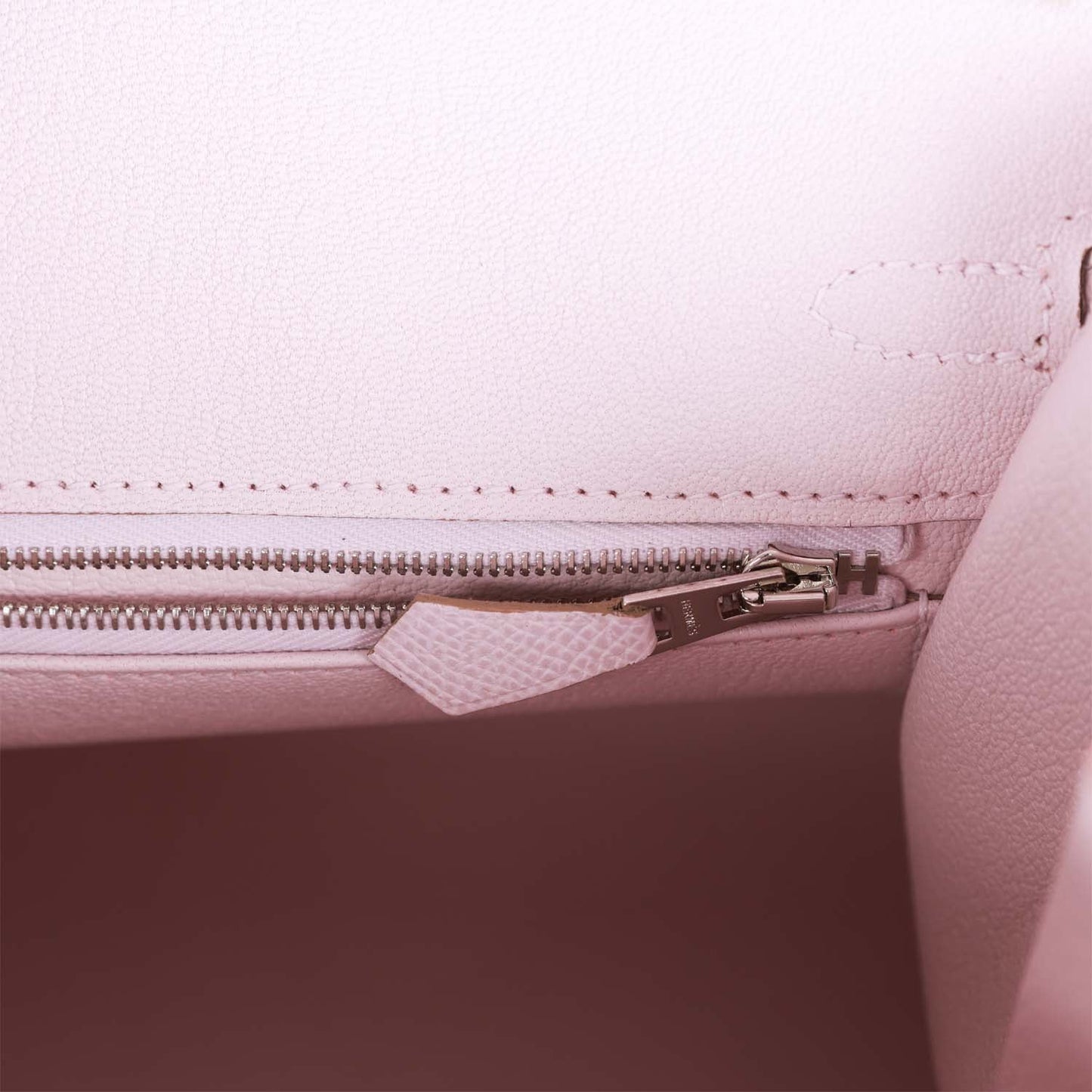 Hermes Birkin 25 Sellier Mauve Pale Epsom Palladium Hardware
