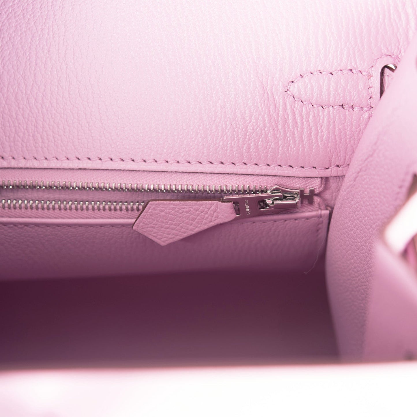 Hermes Birkin 25 Sellier Mauve Sylvestre Epsom Palladium Hardware