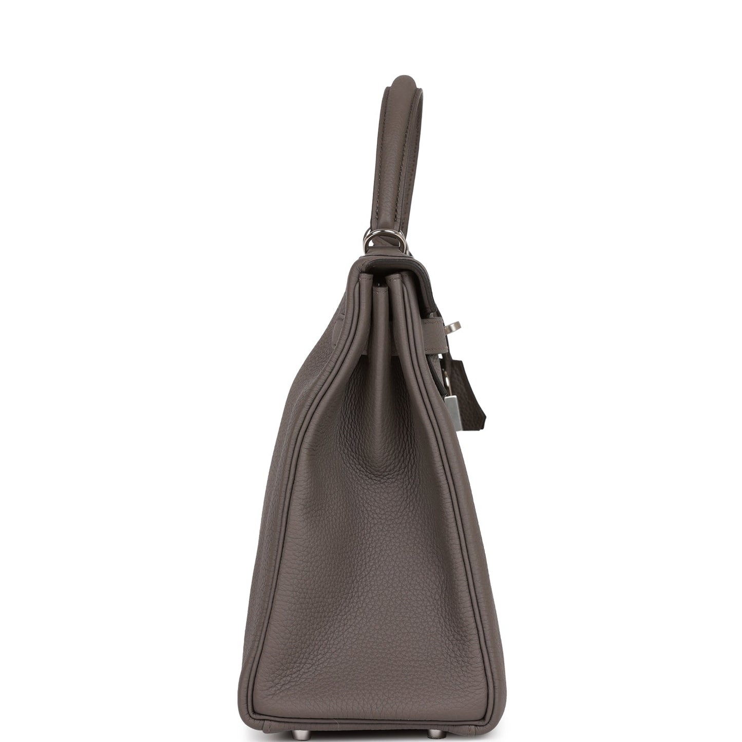 Hermes Kelly 32 Retourne Etain Togo Palladium Hardware