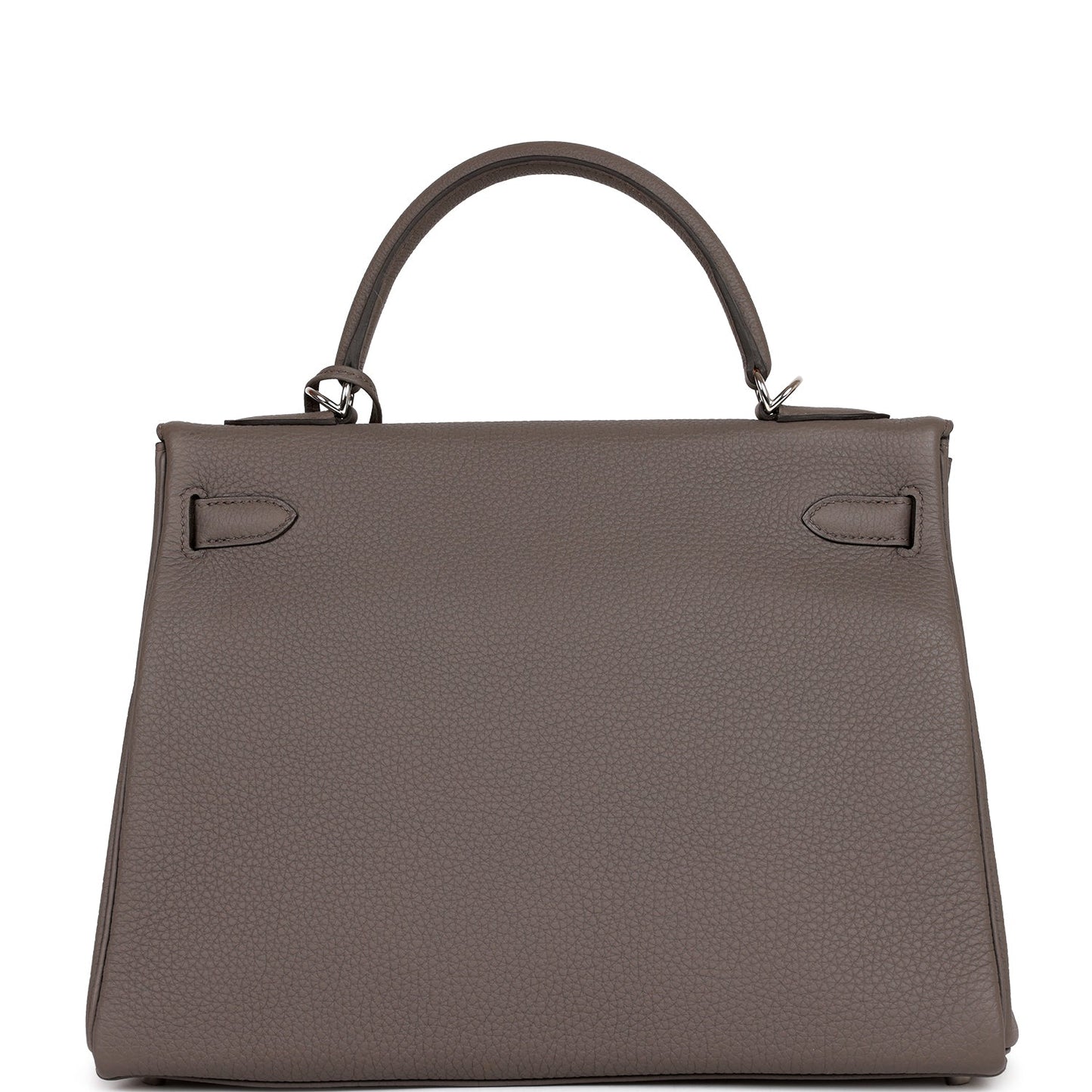 Hermes Kelly 32 Retourne Etain Togo Palladium Hardware