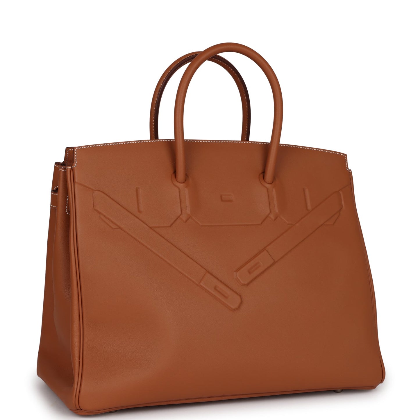 Hermes Birkin 35 Shadow Gold Swift Palladium Hardware