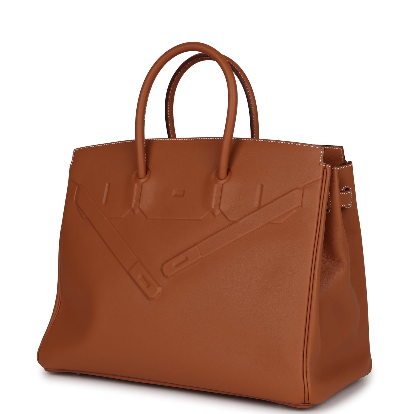 Hermes Birkin 35 Shadow Gold Swift Palladium Hardware