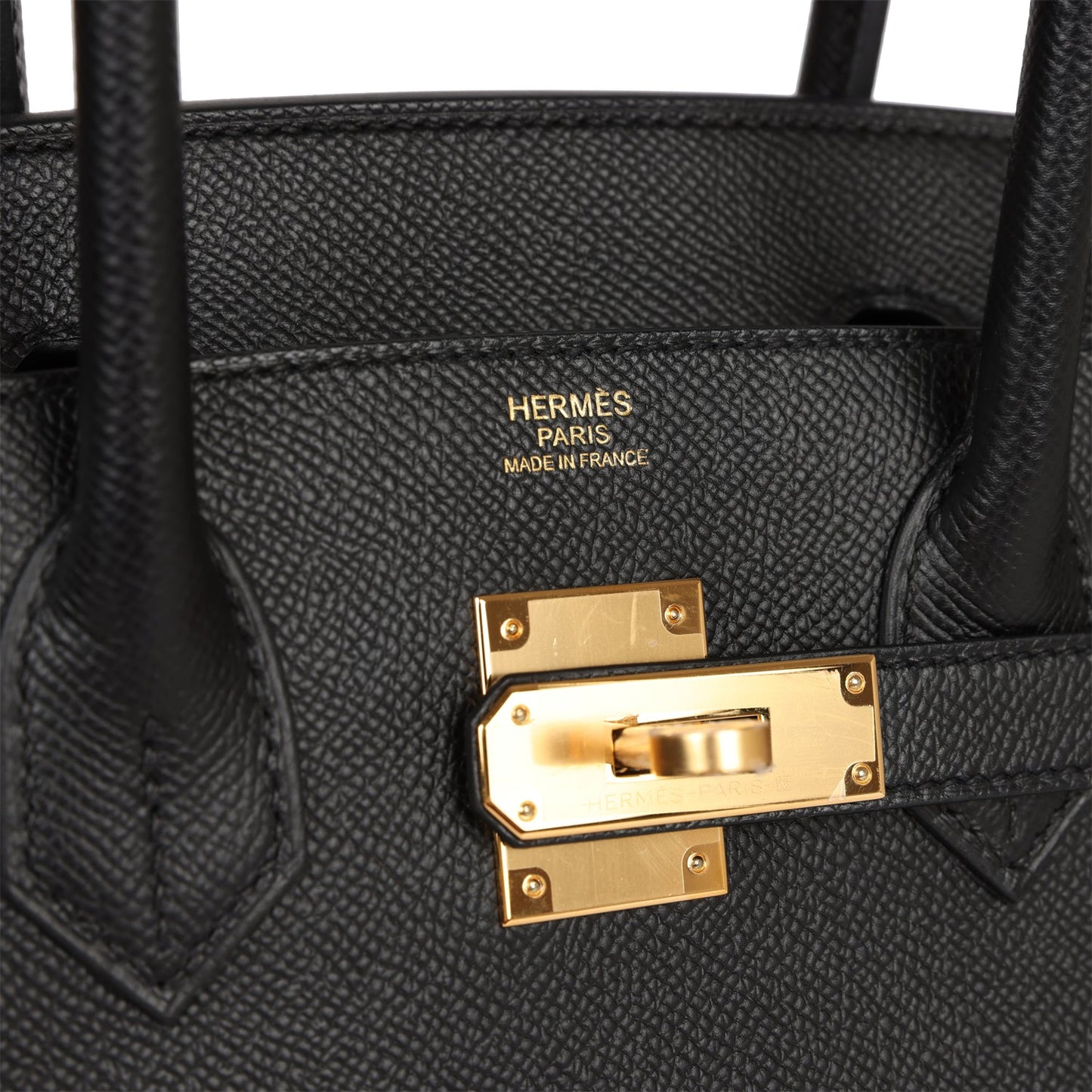 Hermes Birkin 30 Sellier Black Epsom Gold Hardware