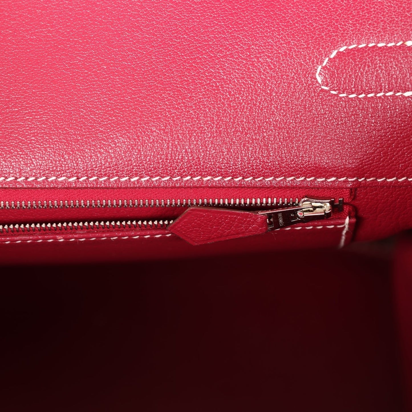 Hermes Birkin 35 Rose Tyrien Candy Epsom Palladium Hardware