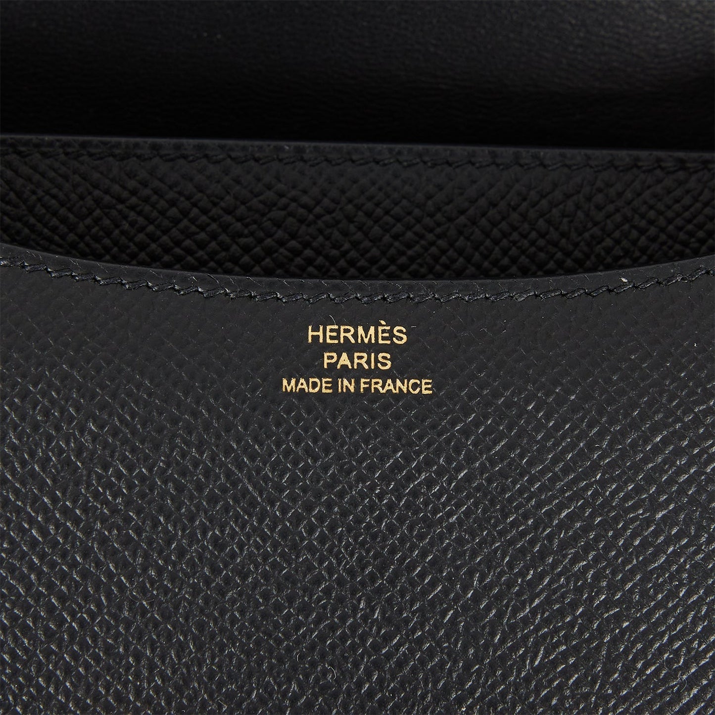 Hermes Constance 18 Black Epsom Gold Hardware