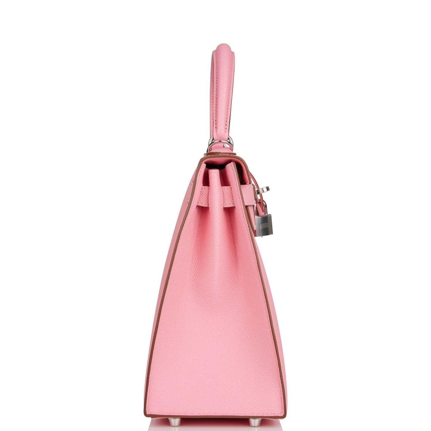 Hermes Kelly 28 Sellier Rose Confetti Epsom Palladium Hardware