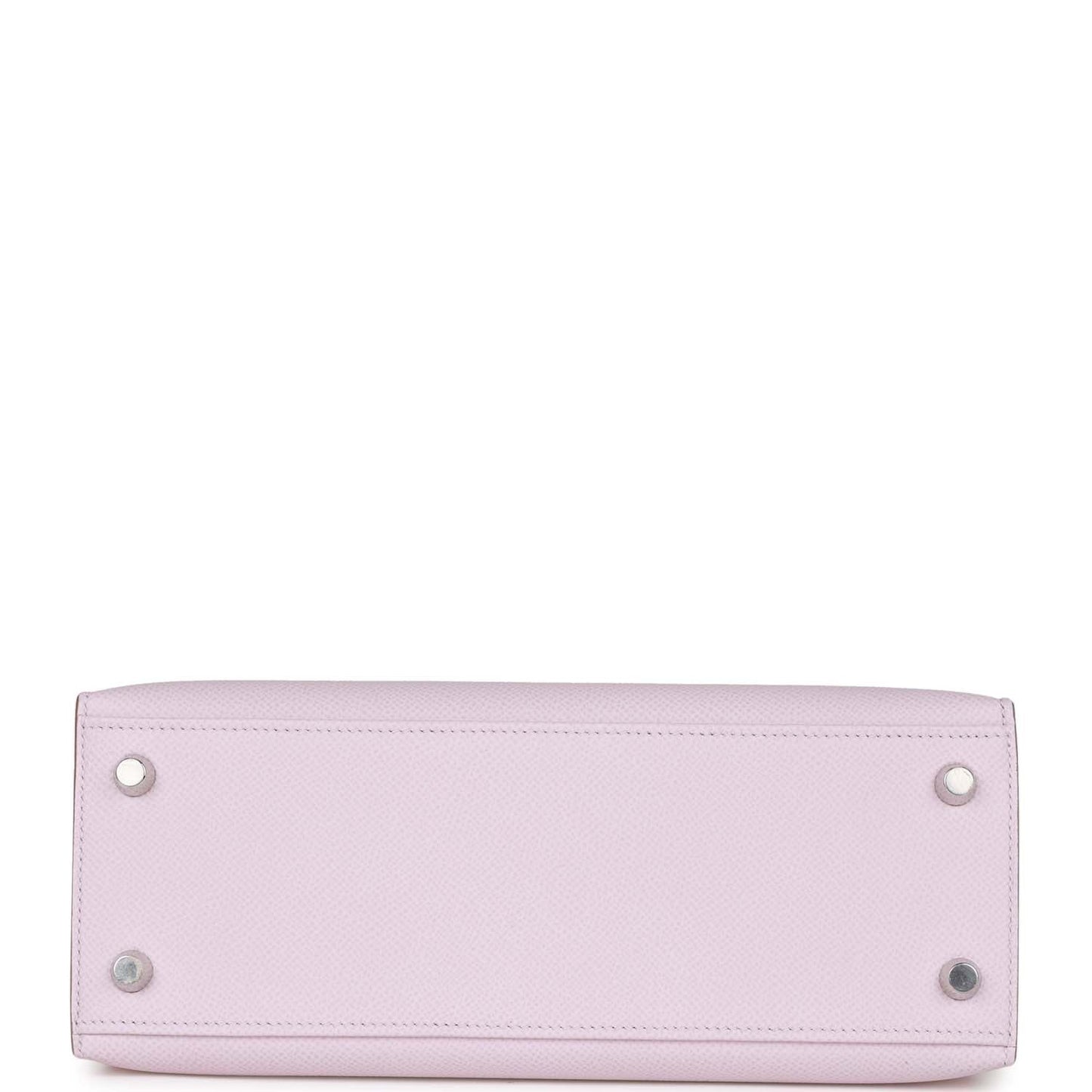 Hermes Kelly 25 Sellier Mauve Pale Epsom Palladium Hardware
