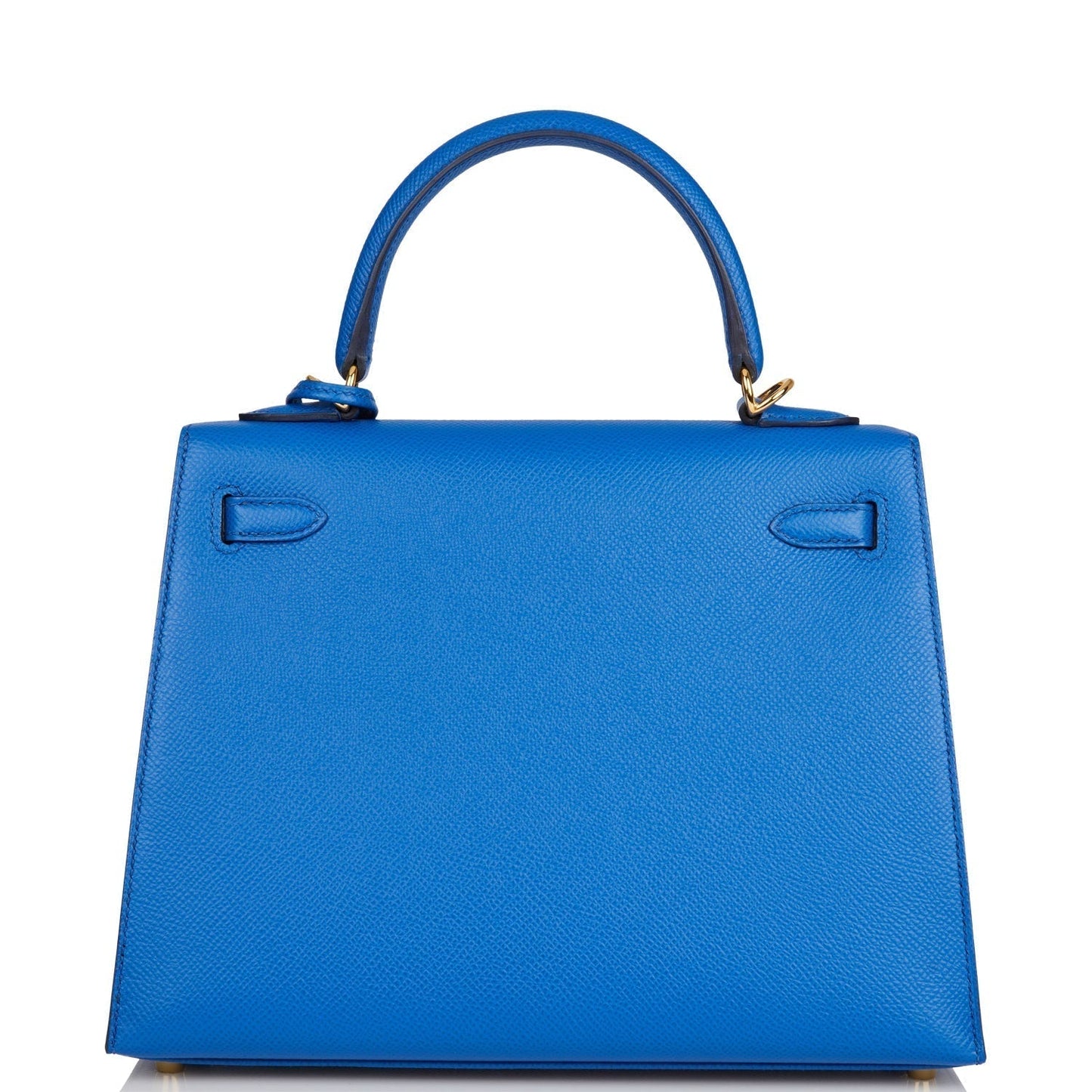 Hermes Kelly 25 Sellier Bleu France Epsom Gold Hardware