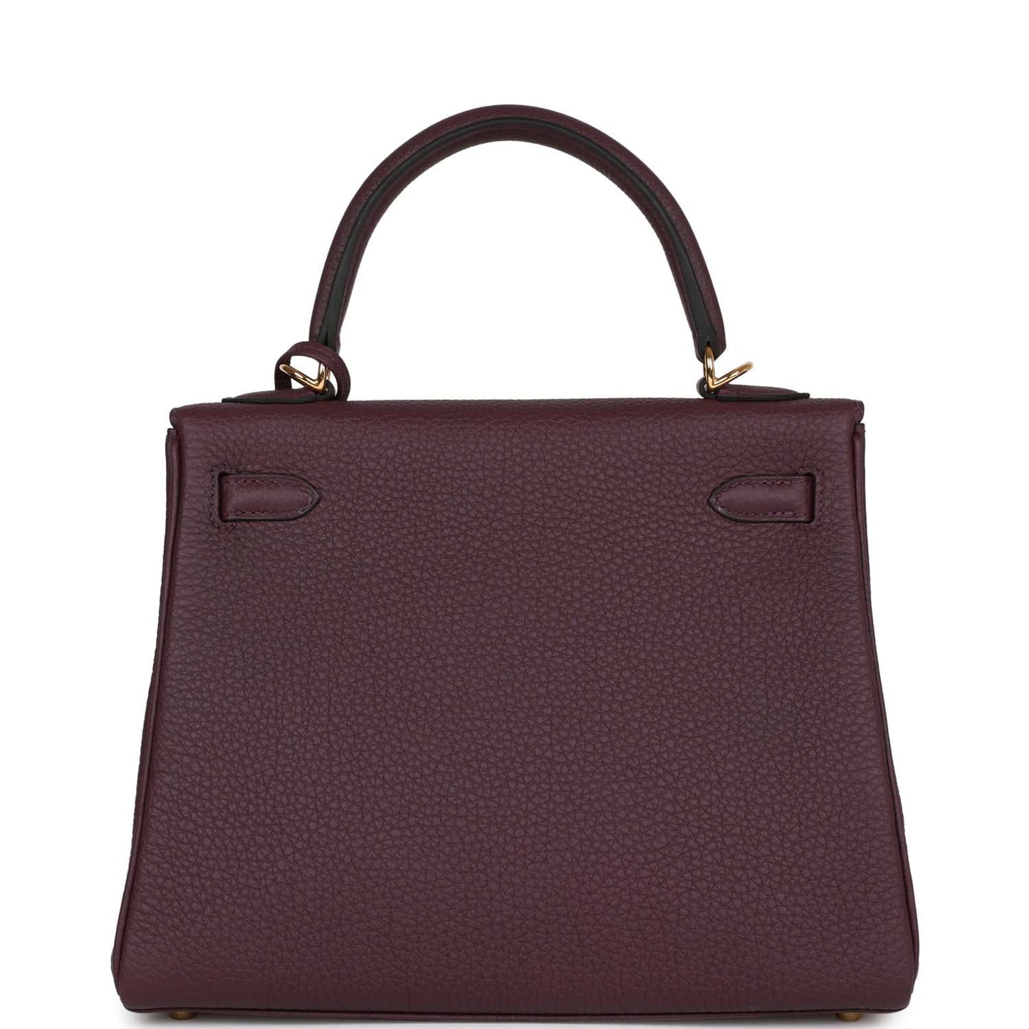 Hermes Kelly 25 Retourne Cassis Togo Gold Hardware