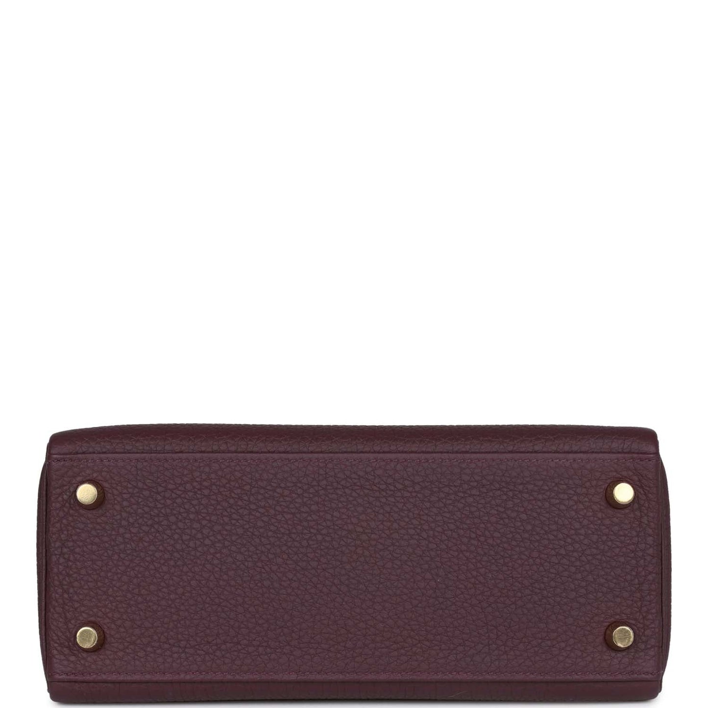 Hermes Kelly 25 Retourne Cassis Togo Gold Hardware