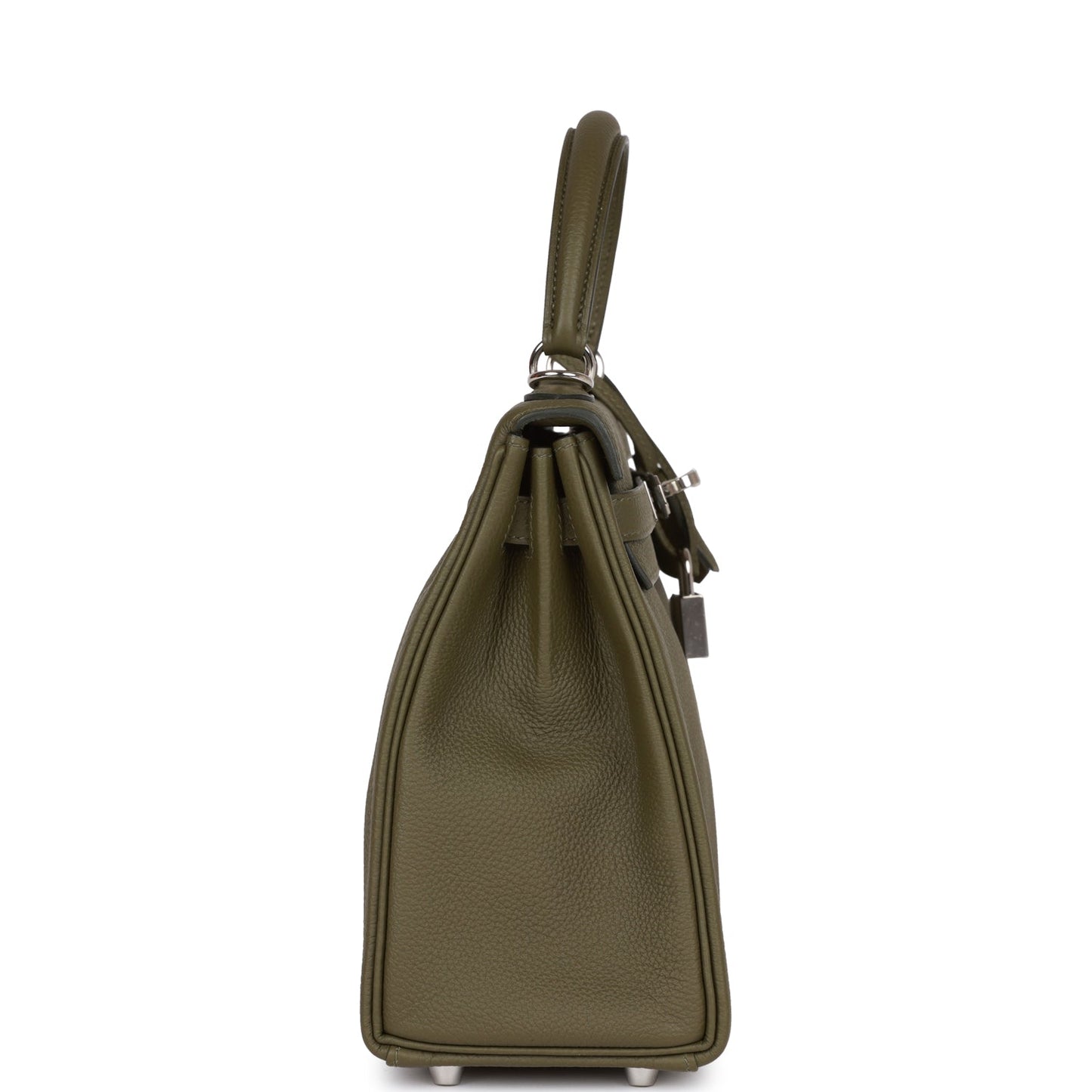 Hermes Kelly 25 Retourne Vert Veronese Togo Palladium Hardware