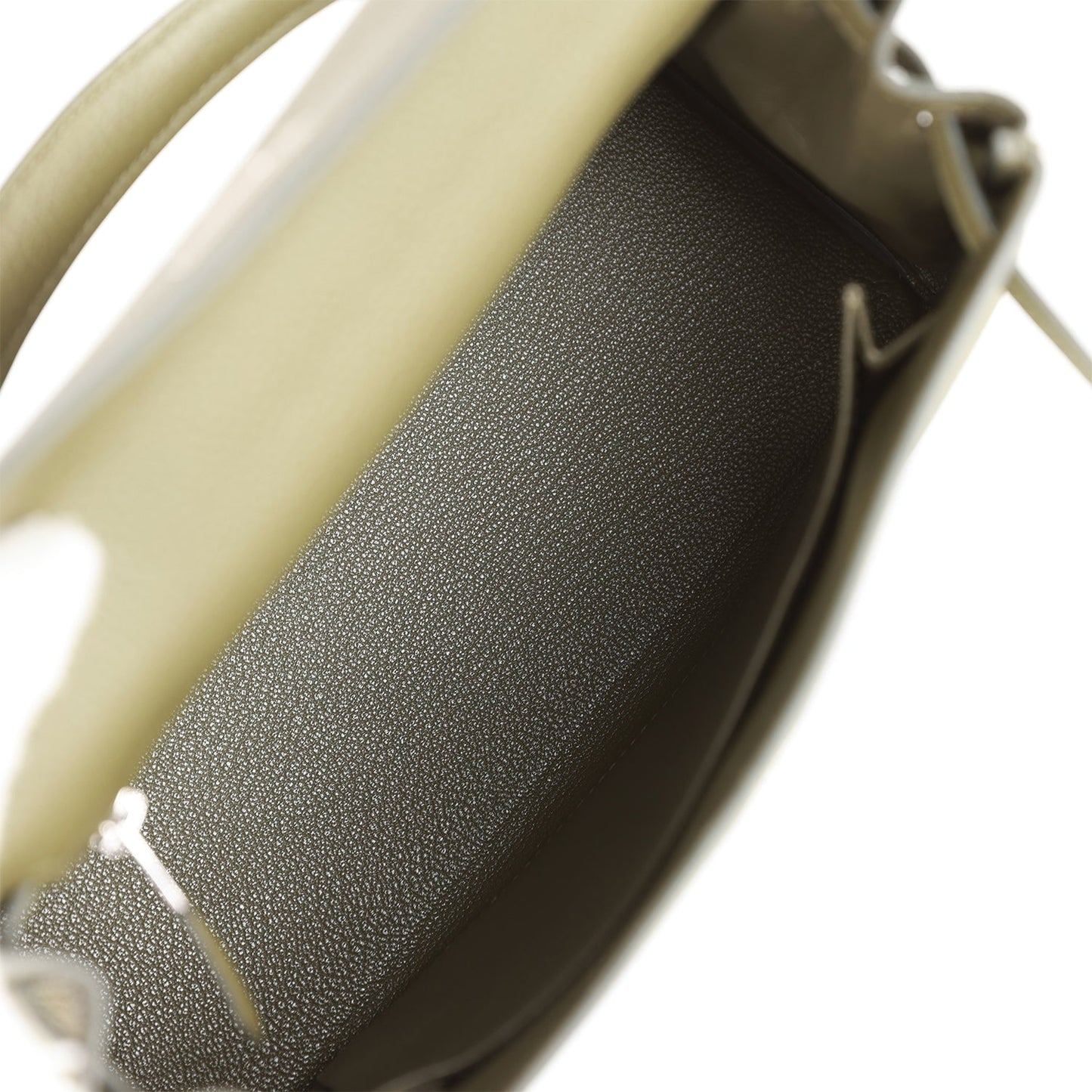 Hermes Kelly 25 Retourne Vert Veronese Togo Palladium Hardware