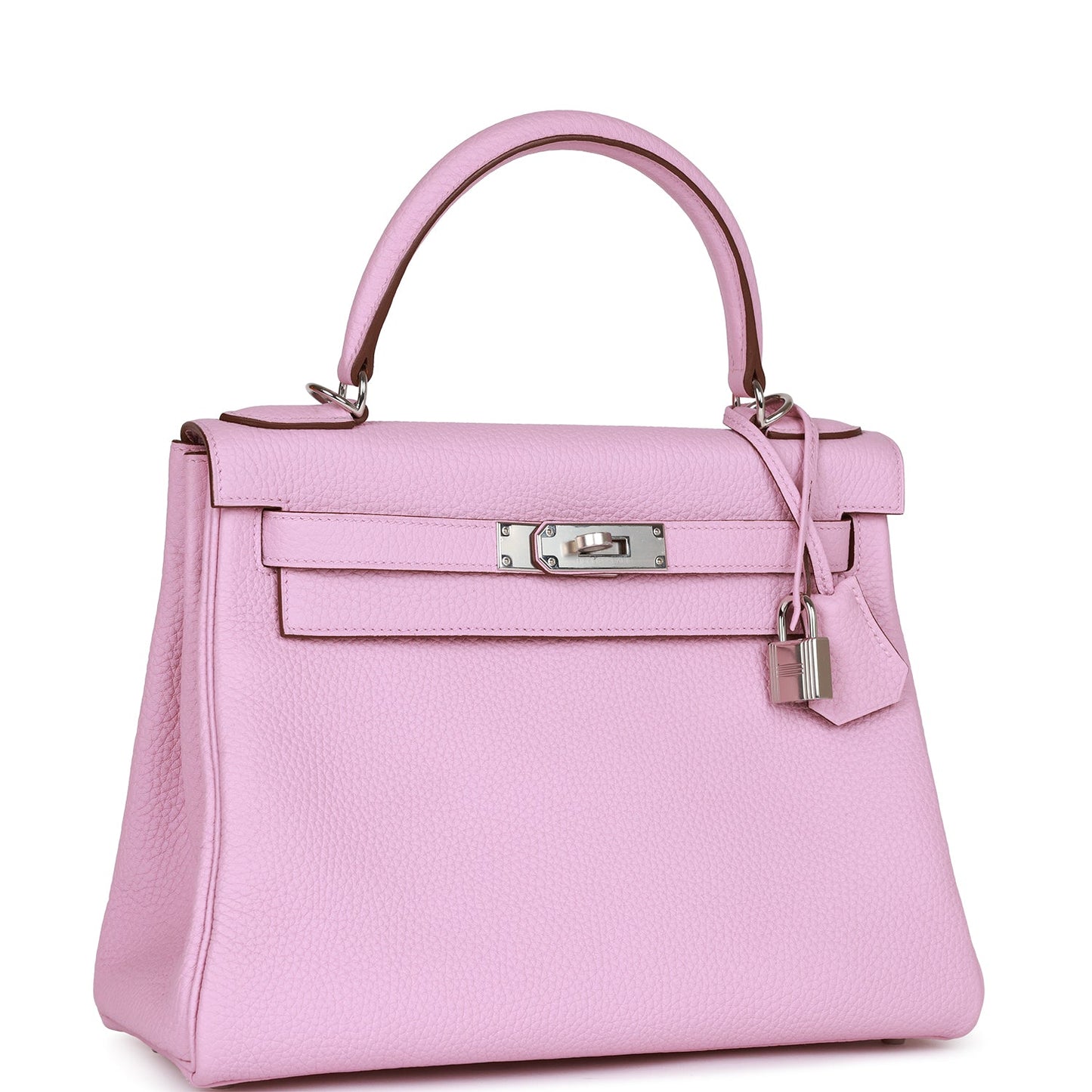 Hermes Kelly 28 Retourne Mauve Sylvestre Clemence Palladium Hardware