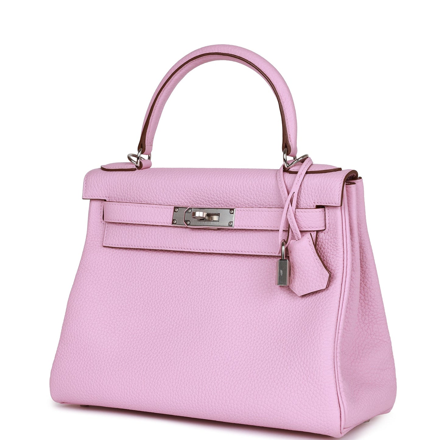 Hermes Kelly 28 Retourne Mauve Sylvestre Clemence Palladium Hardware