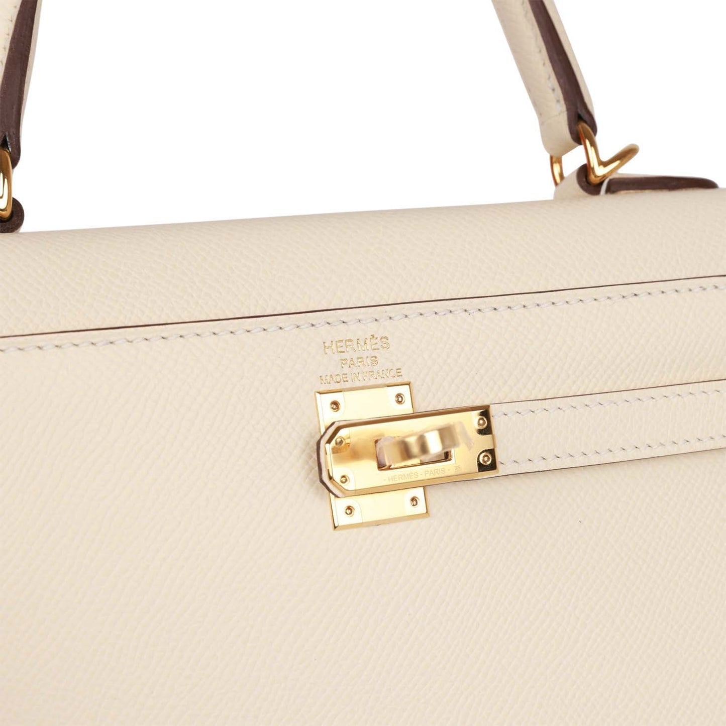 Hermes Kelly 25 ellier Nata Epsom Gold Hardware
