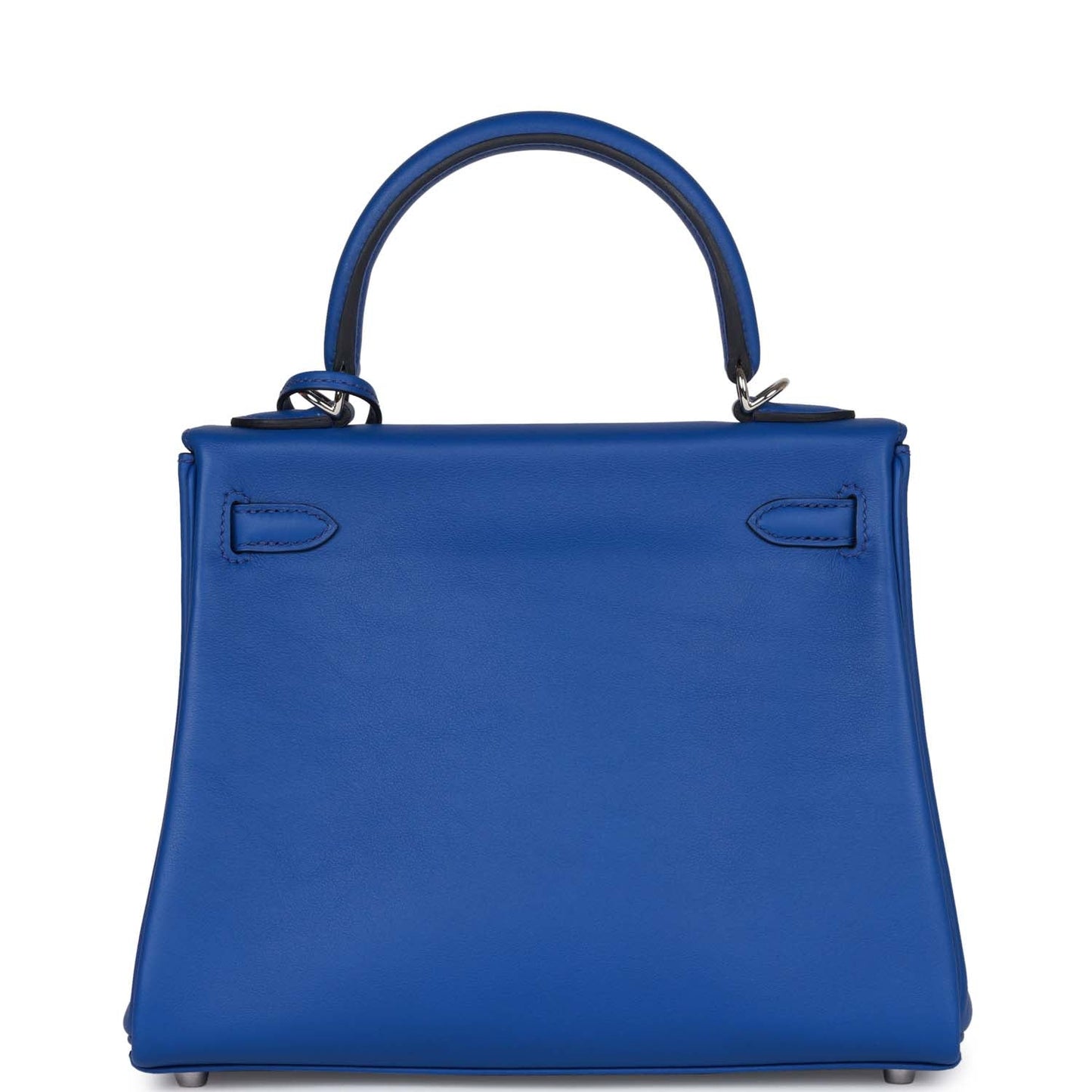 Hermes Kelly 25 Retourne Bleu Royal Swift Palladium Hardware