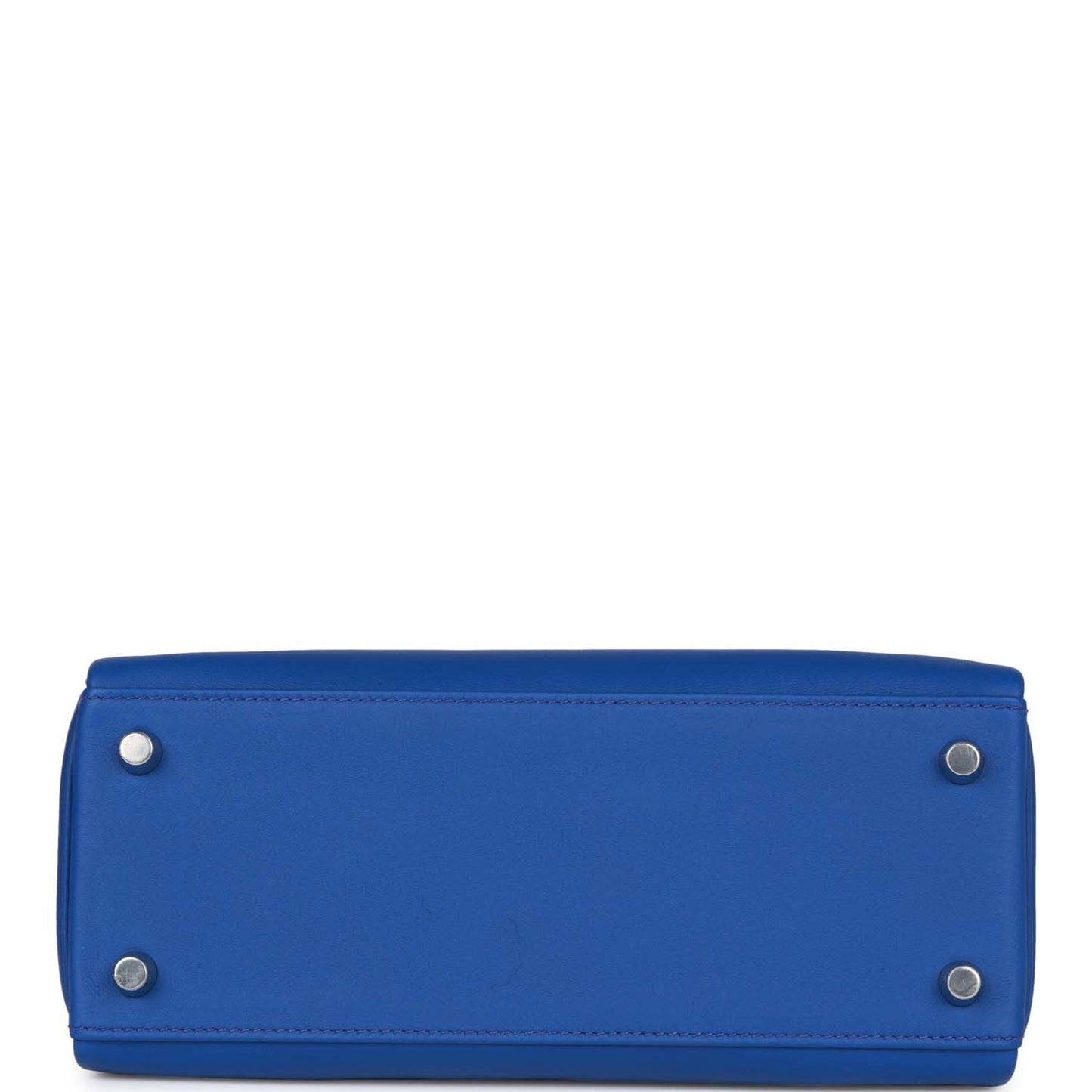 Hermes Kelly 25 Retourne Bleu Royal Swift Palladium Hardware