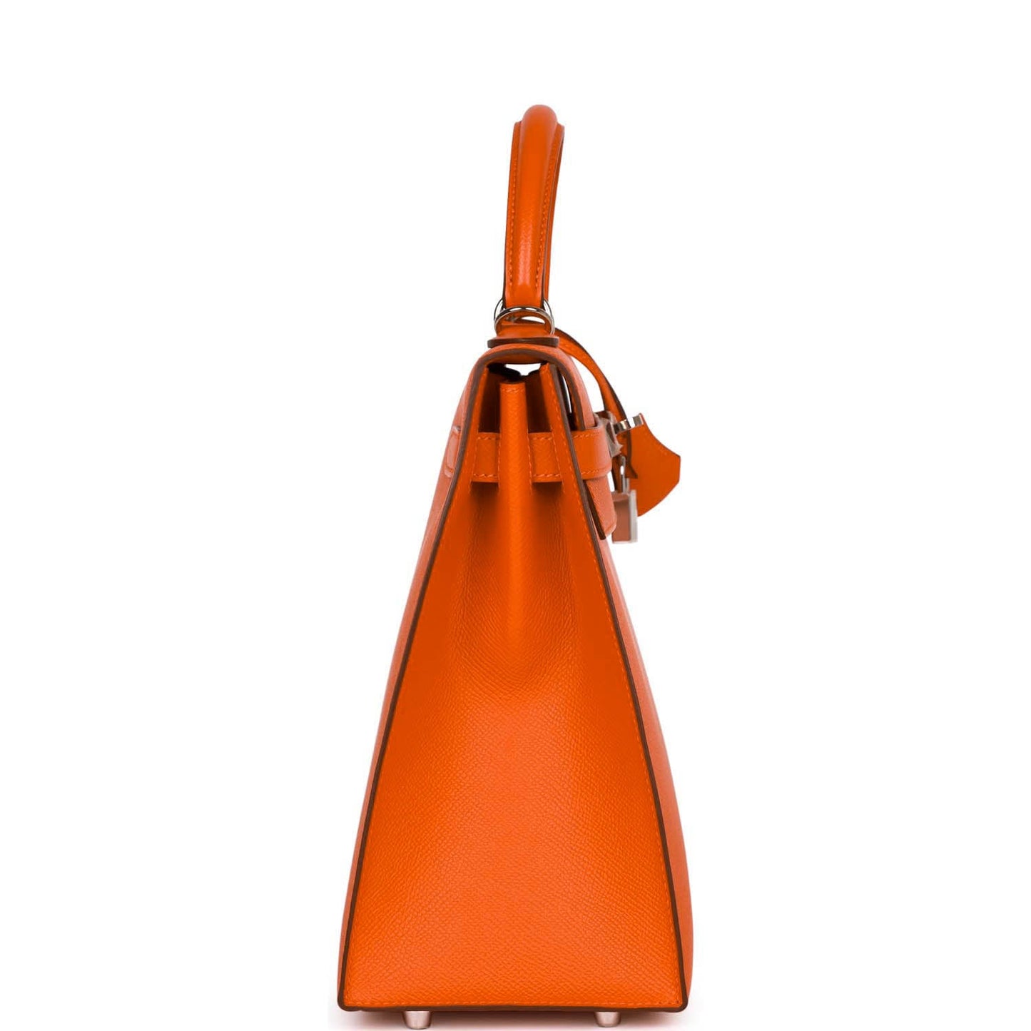 Hermes Kelly 32 Sellier Feu Epsom Palladium Hardware