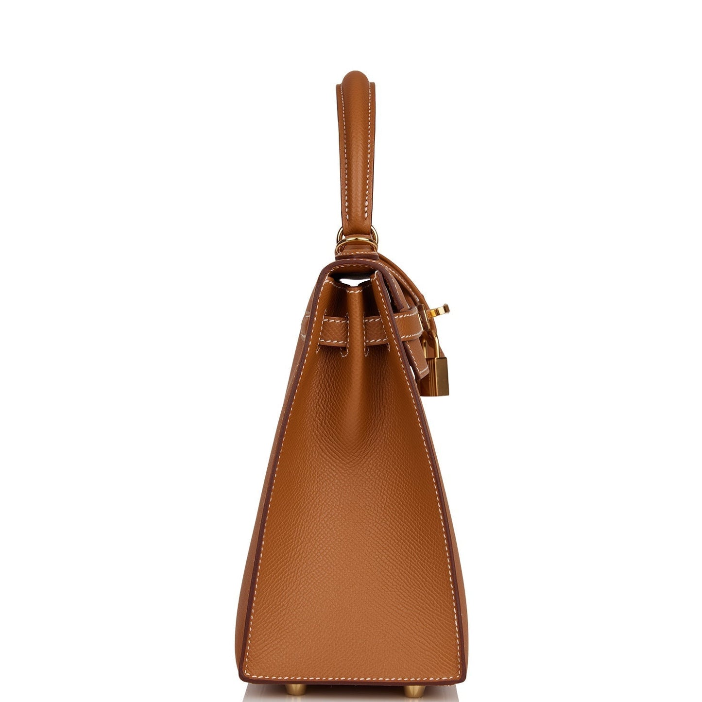 Hermes Kelly 25 Sellier Gold Epsom Gold Hardware