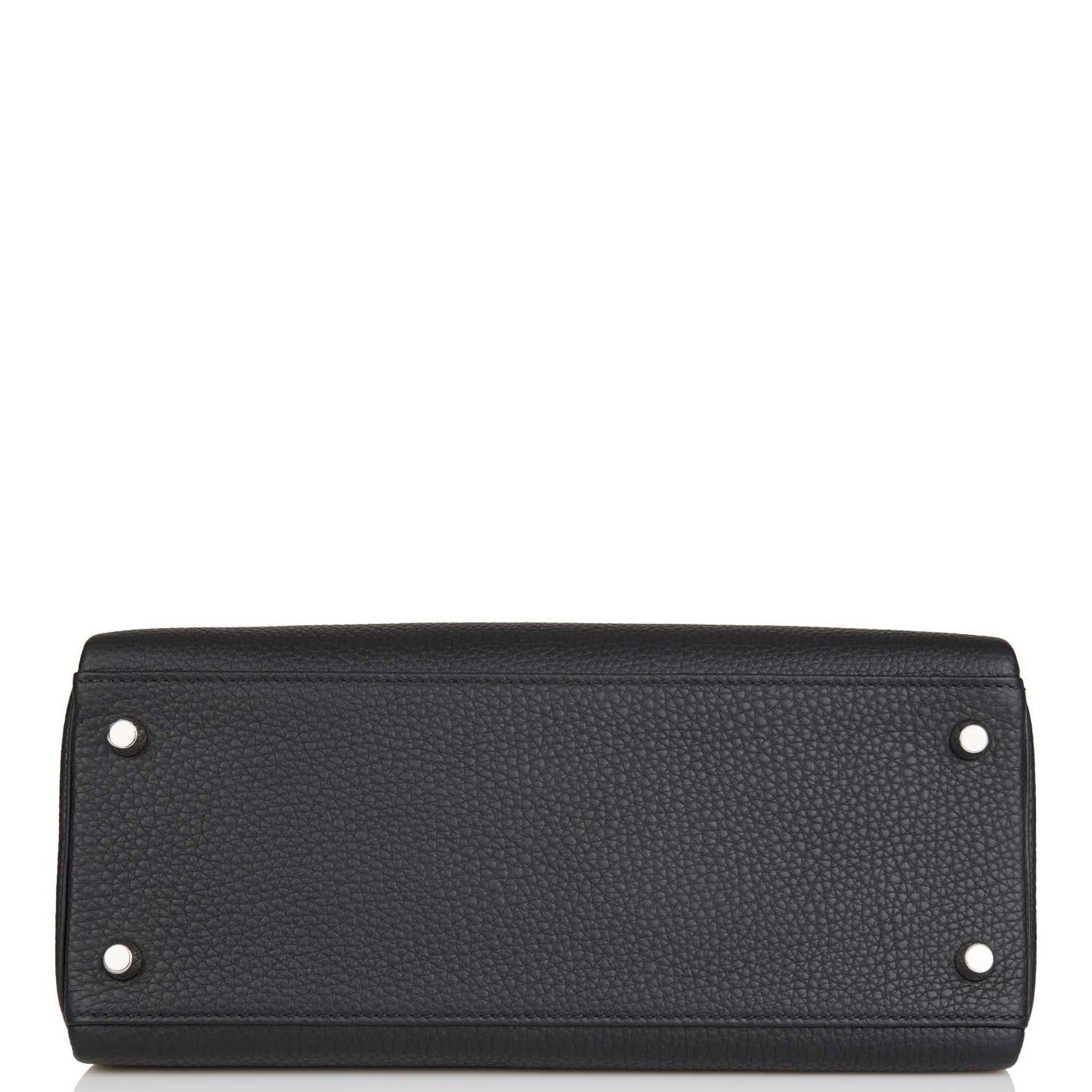 Hermes Kelly 28 Retourne Black Togo Palladium Hardware
