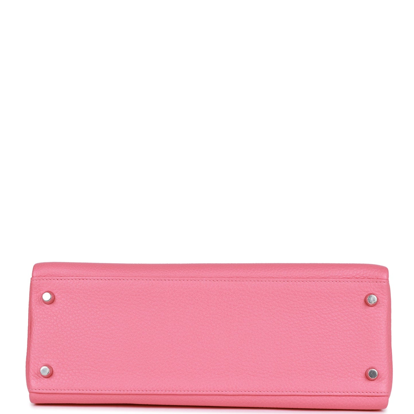 Hermes Kelly 32 Retourne Rose Azalee Clemence Palladium Hardware
