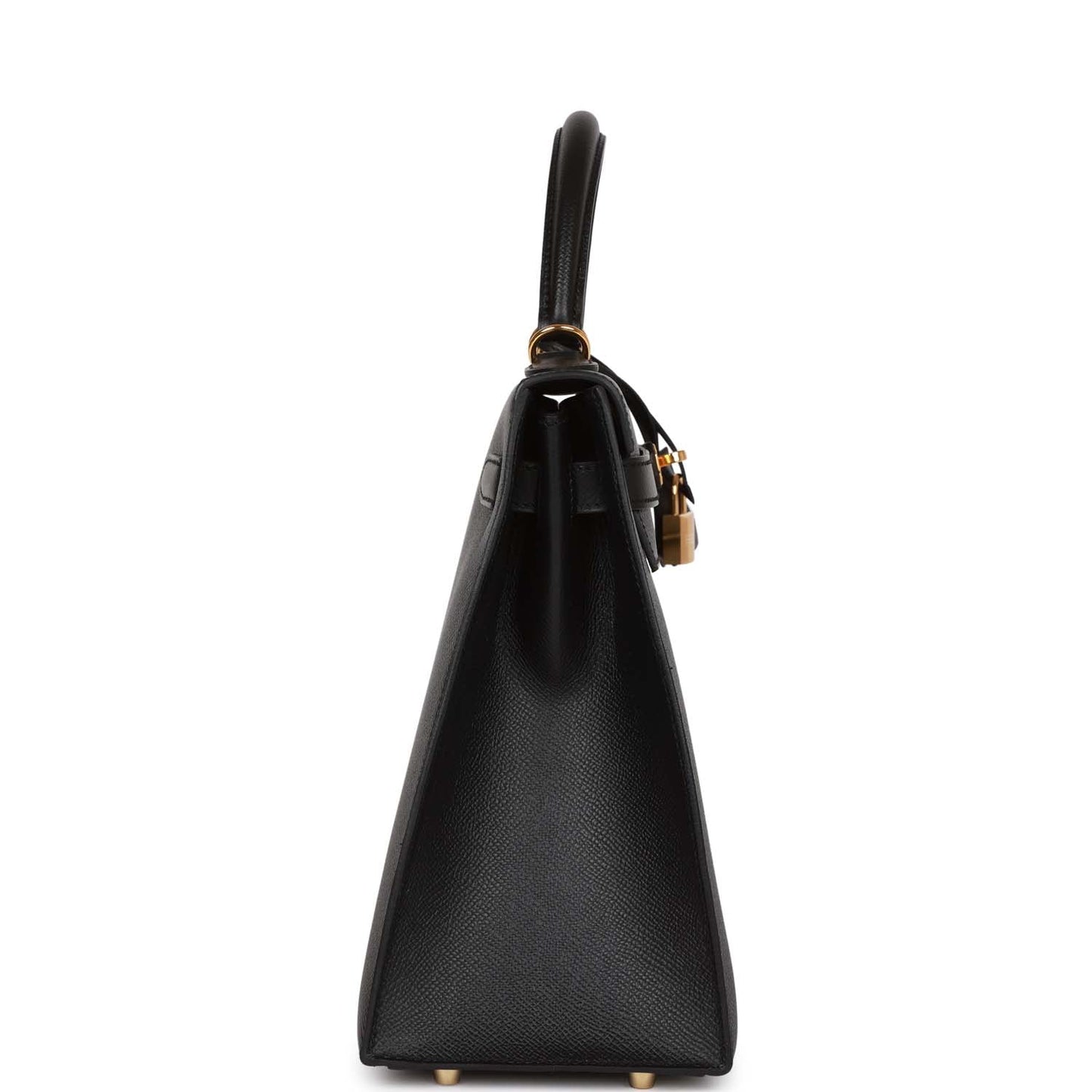 Hermes Kelly 32 Sellier Black Epsom Gold Hardware